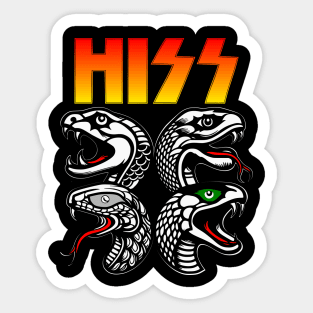 Hiss - Snake band Sticker